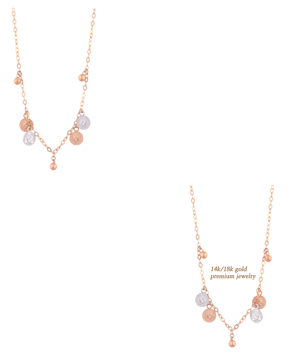 바나나쥬얼리(바나나쥬얼리)14K18K인디코인볼체인목걸이 - G마켓 모바일